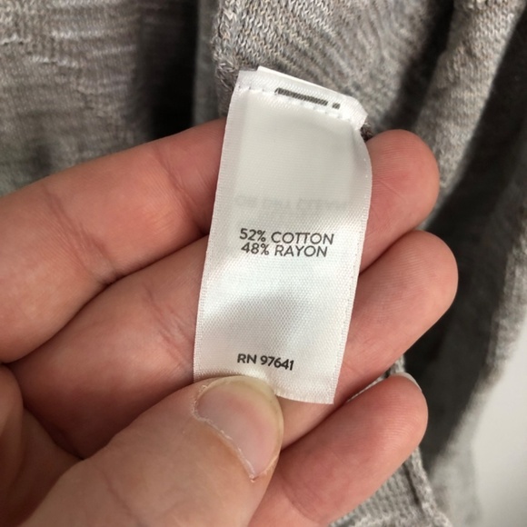 J Jill Pure Jill Gray Open Front Cardigan Sweater Size Small - Picture 7 of 11